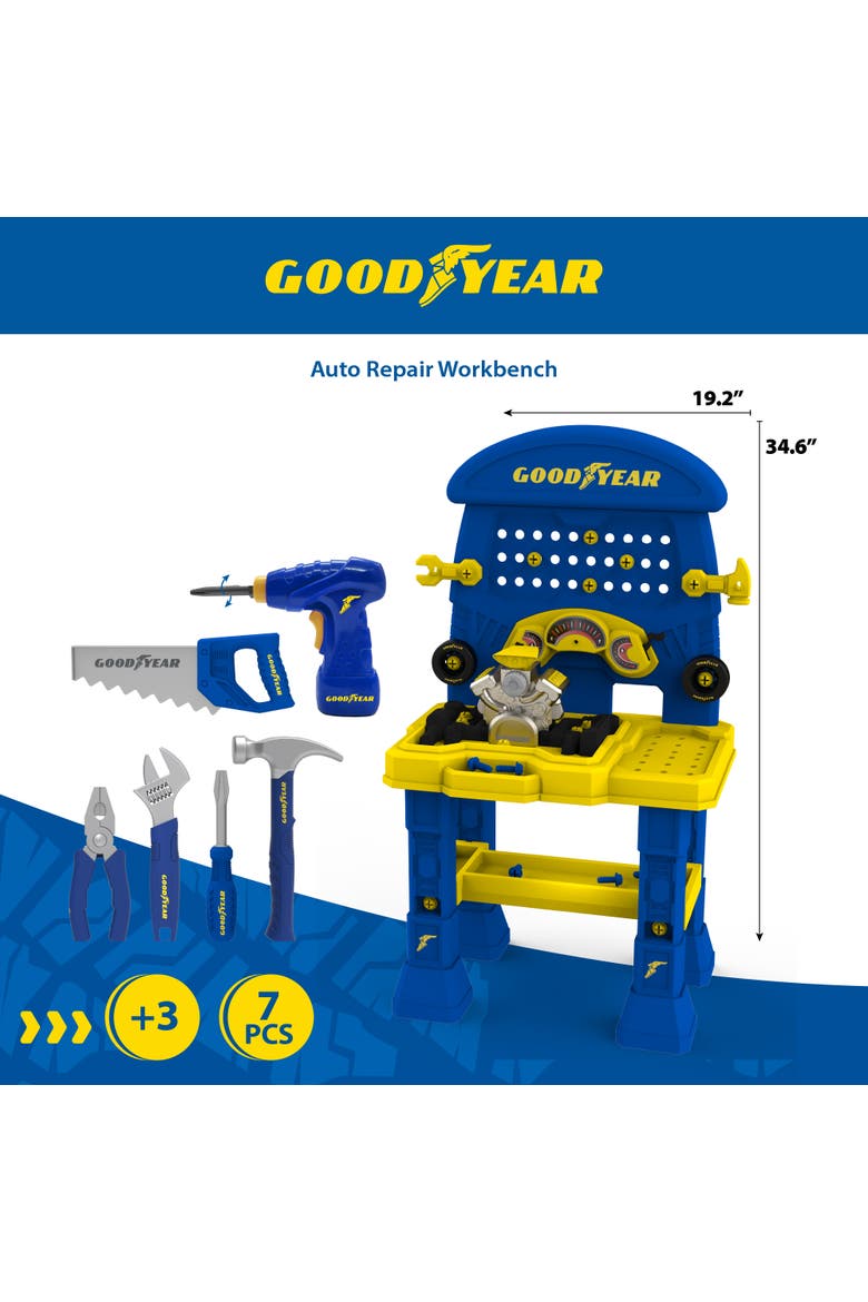 Auto Repair Workbench, Alternate, color, Navy