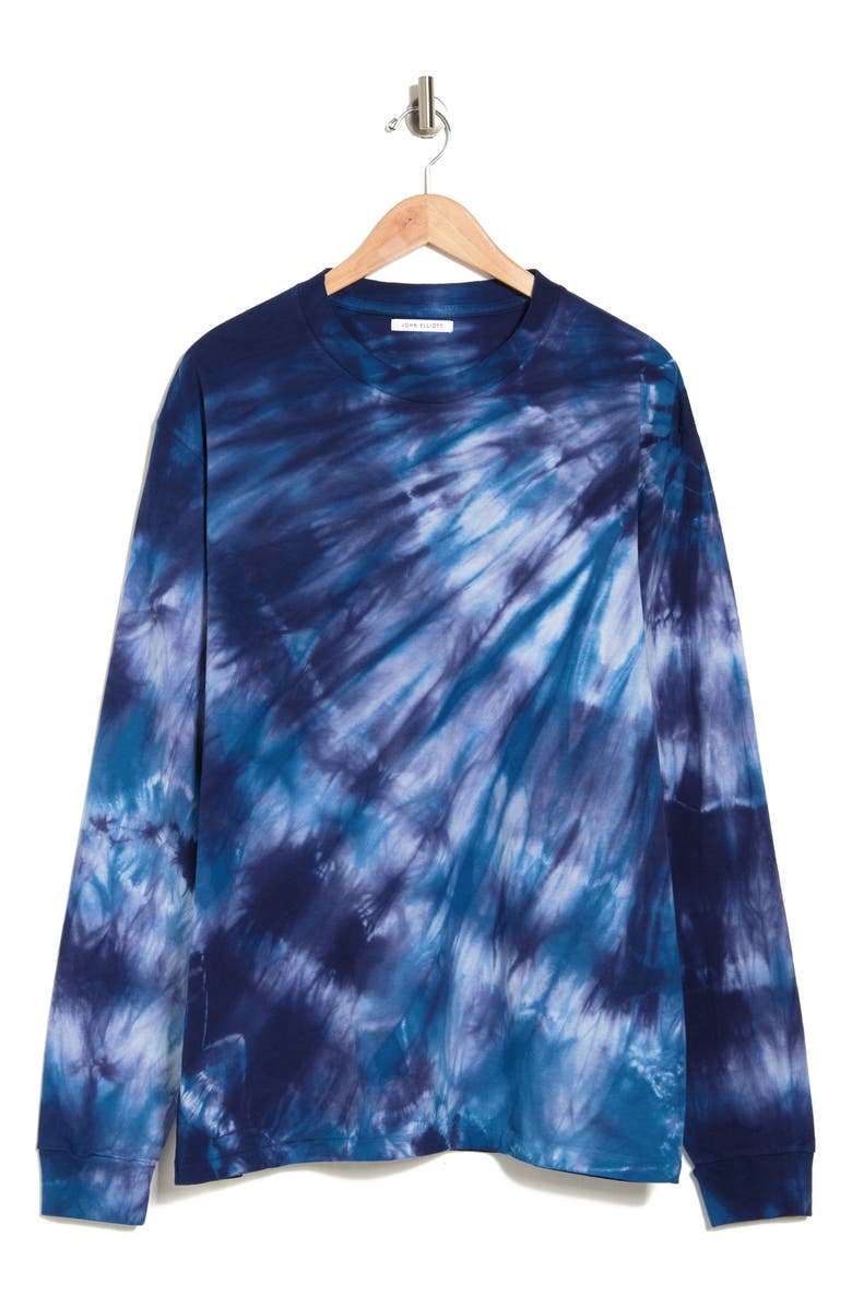 John Elliott University Tie Dye Long Sleeve Cotton T-Shirt, Alternate, color, 