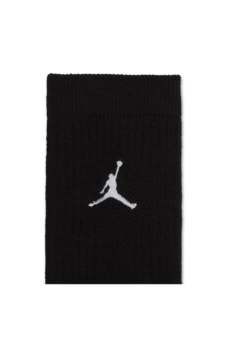 Everyday 6-Pack Cushioned Crew Socks, Alternate, color, BLACK/ WHITE