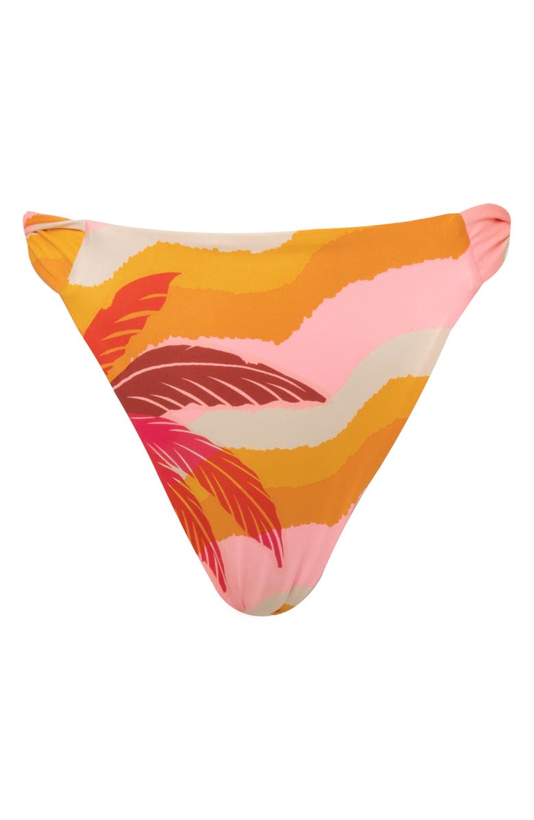 Maaji Paradiso Waves Chance High Waist Reversible Bikini Bottoms, Alternate, color, 