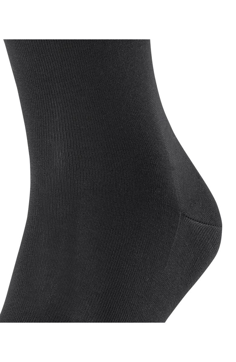 Falke Firenze Elastic Free Dress Socks, Alternate, color, Black