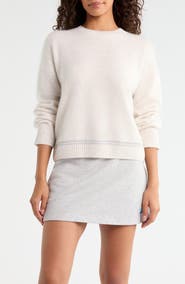 G/FORE Brushed Cashmere Crewneck Sweater
