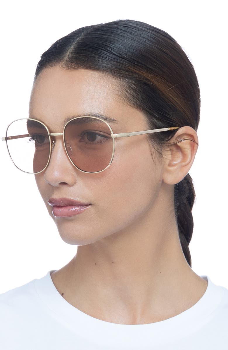 AIRE Atria 50mm Gradient Round Sunglasses, Alternate, color, 