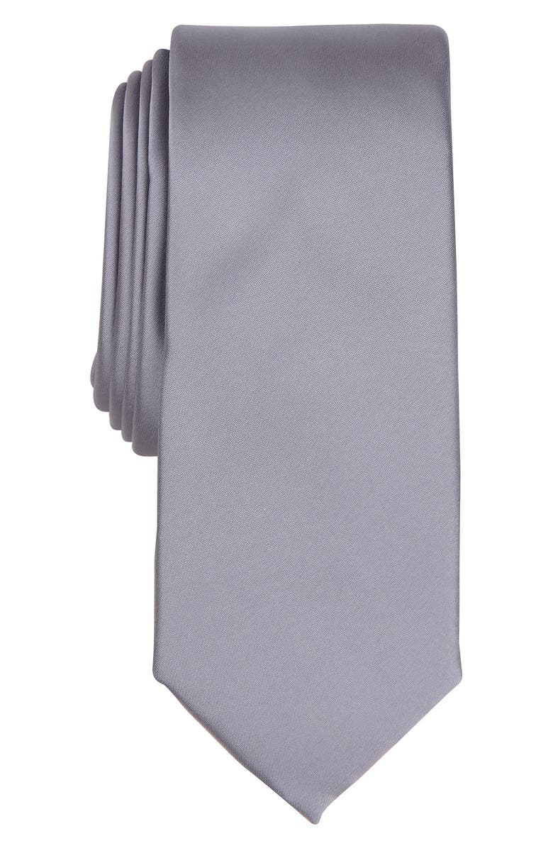SAVILE ROW CO Sateen Solid Tie, Main, color, 