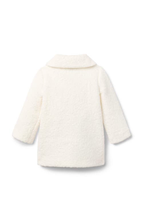Janie And Jack The Soft Cozy Coat In White