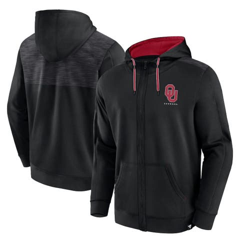 Men's Fanatics Branded Black Oklahoma Sooners Power Index Full-Zip Hoodie