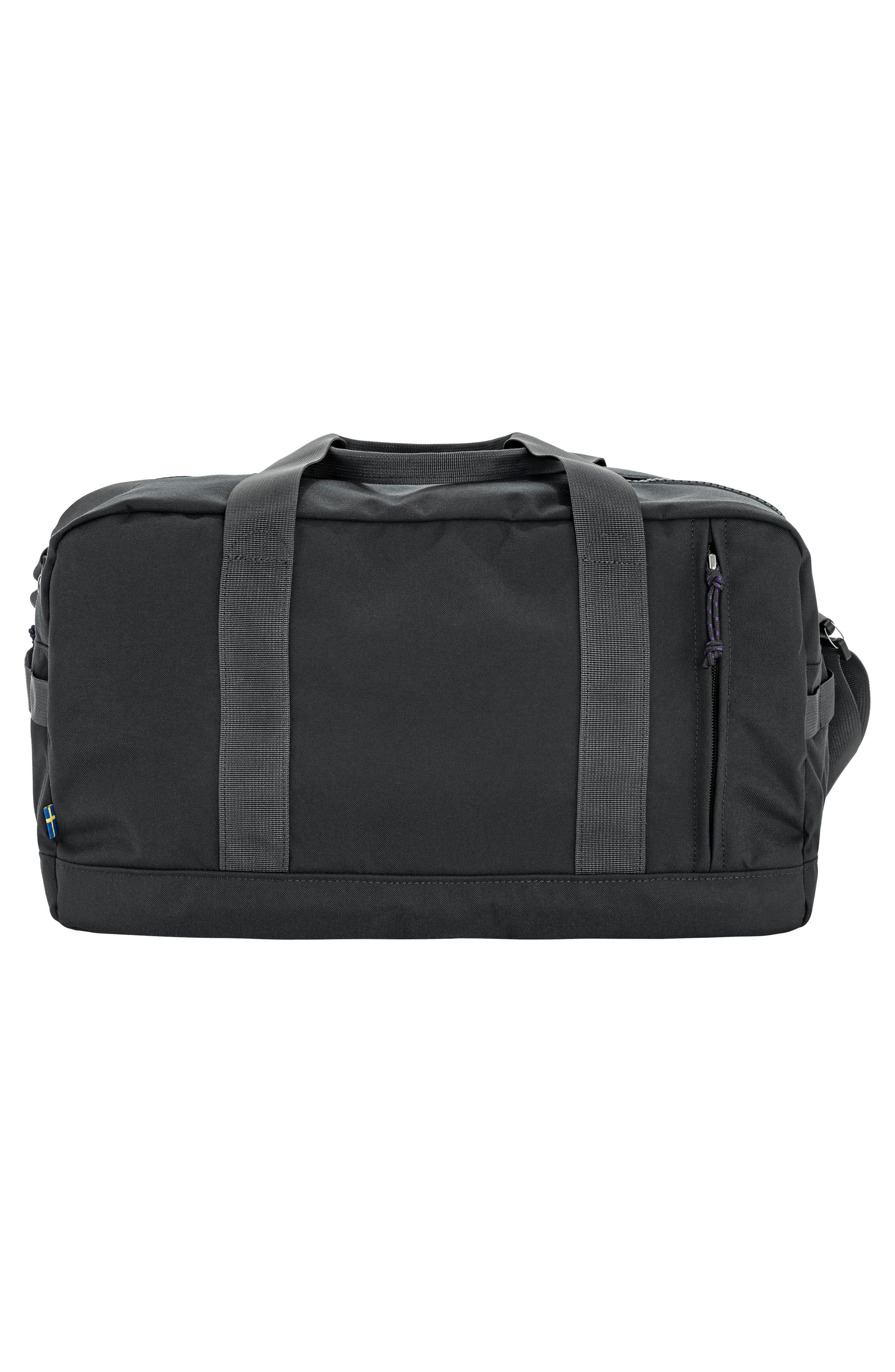 Fjällräven Vardag 33-Liter Duffel Bag, Alternate, color, Coal Black