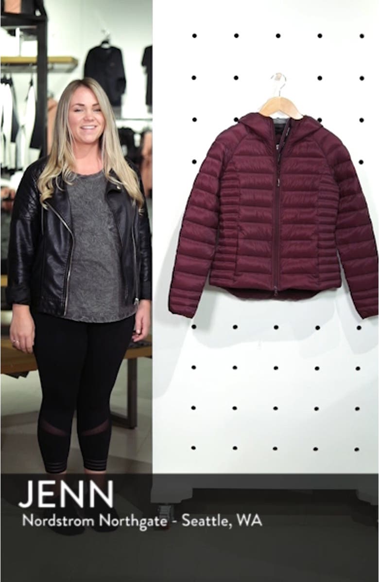 'Brookvale' Packable Hooded Quilted Down Jacket, sales video thumbnail
