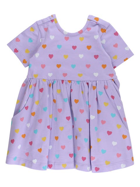 Knit Short Sleeve Twirl Dress (Little Kid)