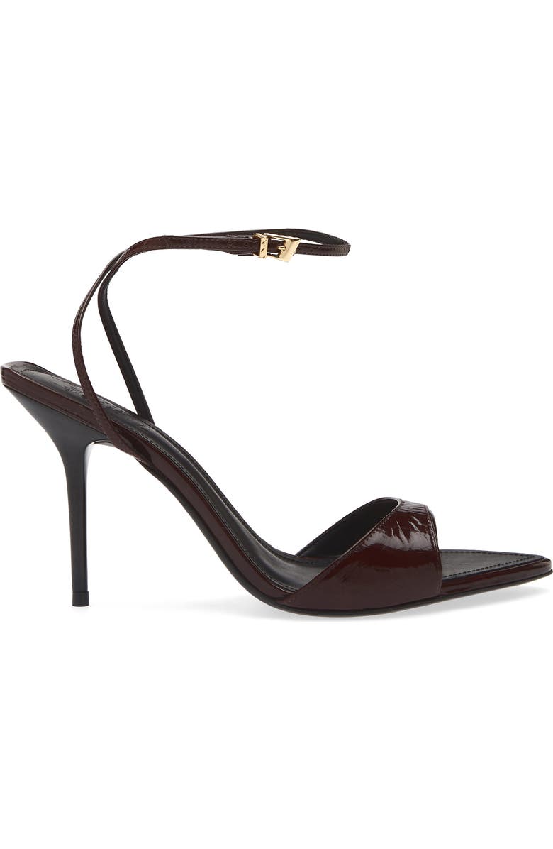 Schutz Elodie Ankle Strap Slide Sandal, Alternate, color, Maplewood