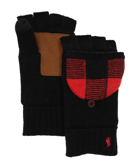 Plaid Mitt Convertible Glove