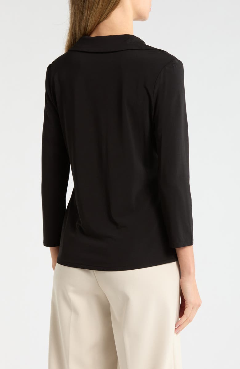 T Tahari Button-Up Shirt, Alternate, color, Black