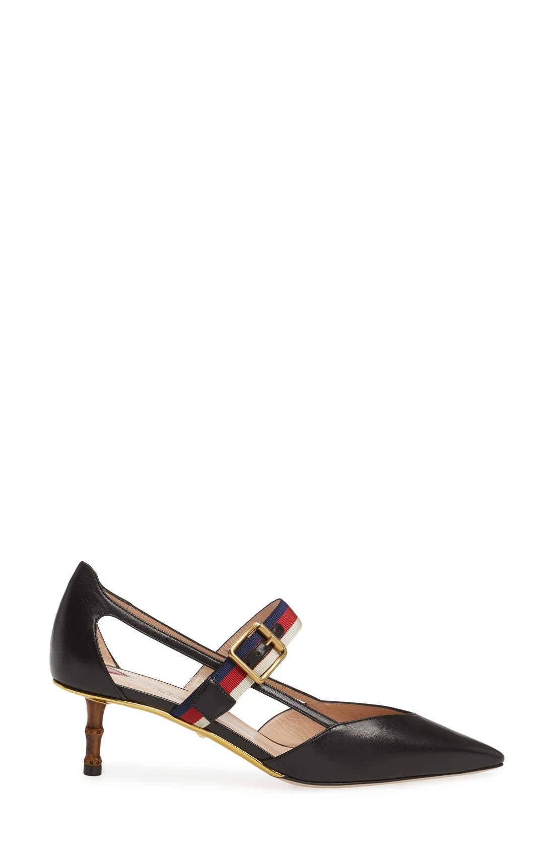 Gucci Stripe Pump, Alternate, color, 