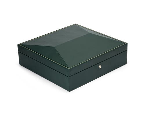 Wolf British Racing 15-piece Watch Storage Box In Green