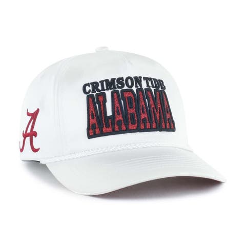 Women's '47 White Alabama Crimson Tide Outspoken Hitch Adjustable Hat