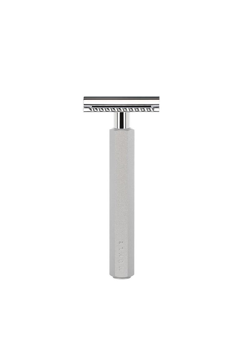 Hexagon Silver Safety Razor, Main, color, Silver