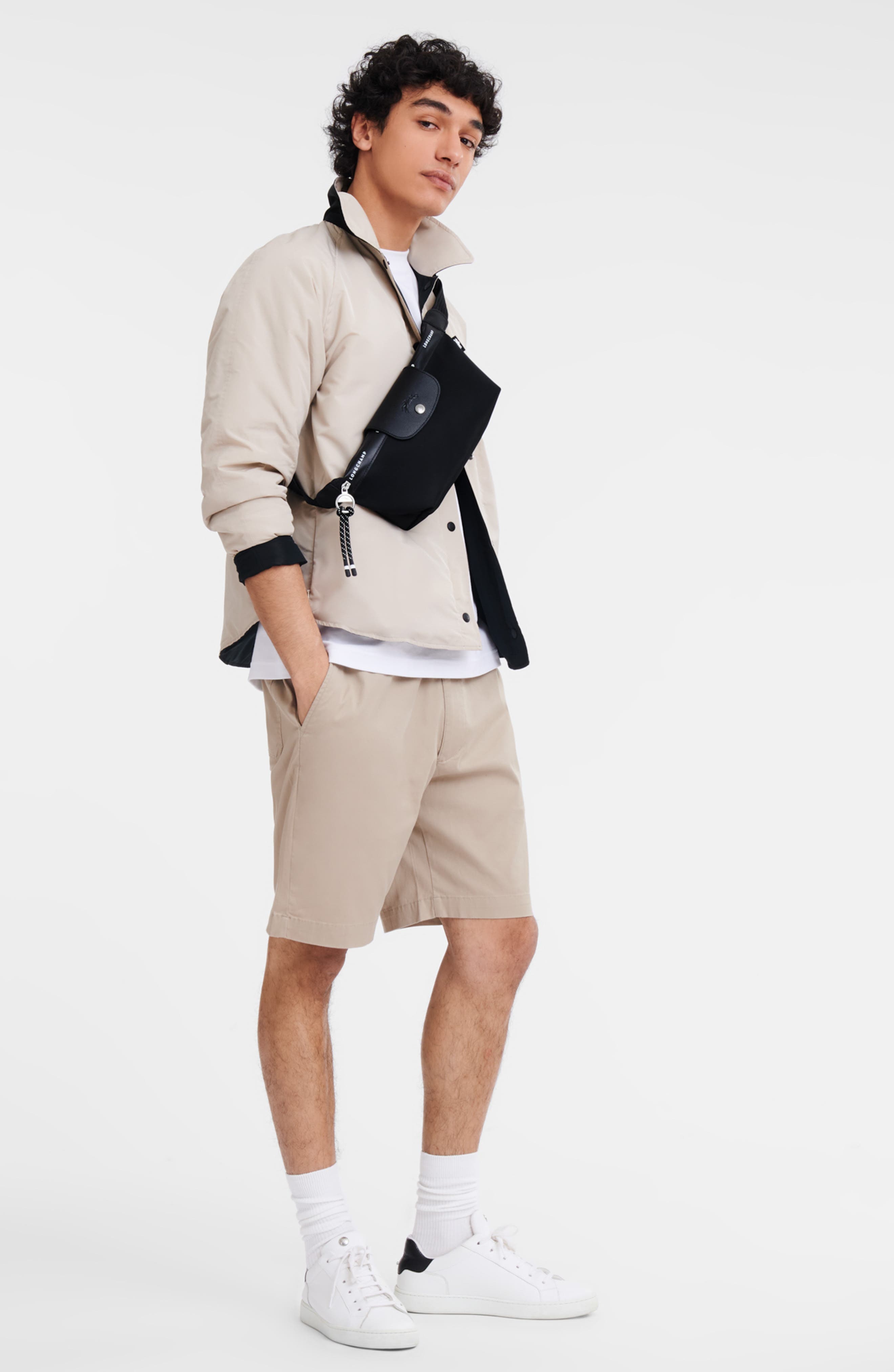 Longchamp Le Pliage Energy Recycled Nylon Belt Bag, Alternate, color, Black