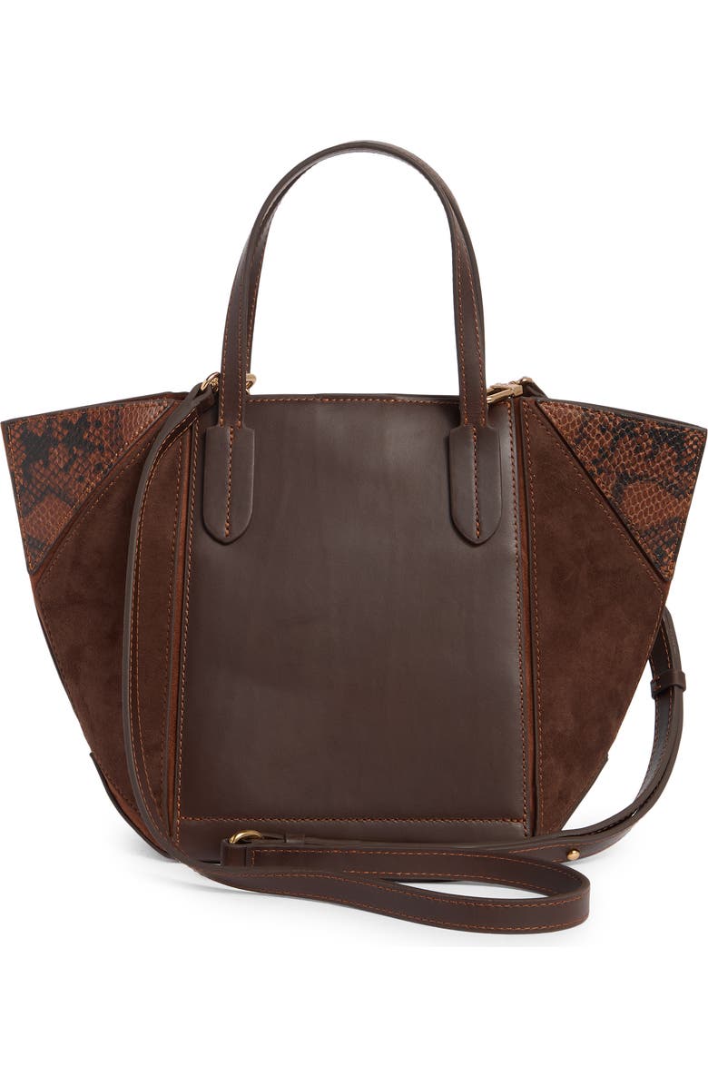 Sam Edelman Small West Convertible Tote, Alternate, color, Brown
