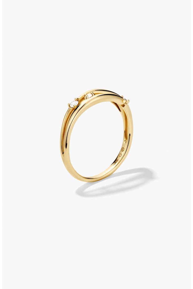 Open Dôme Lab Grown Diamond Ring, Alternate, color, Yellow Salmon Gold