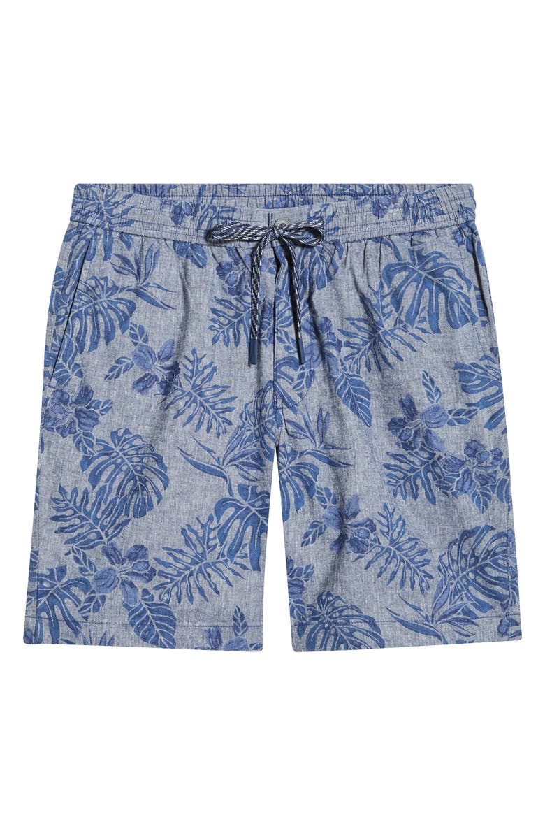 Tommy Bahama Azule Linen Blend Drawstring Shorts, Main, color, Insignia Blue