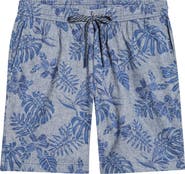 Tommy Bahama Azule Linen Blend Drawstring Shorts
