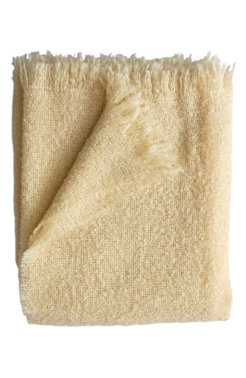 Mohair Bouclé Throws