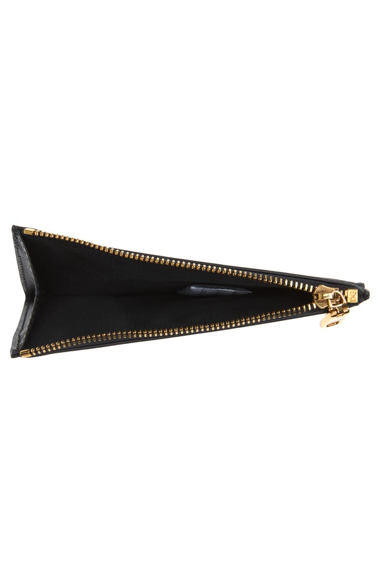 Dolce&Gabbana DG Logo Leather Coin Purse, Alternate, color, 80999 Nero