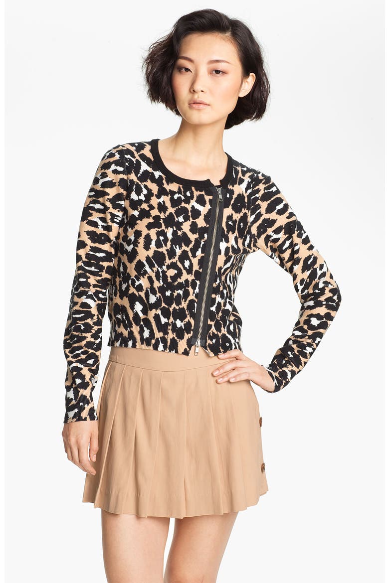 Animal Print Cardigan, Alternate, color, ANIMAL