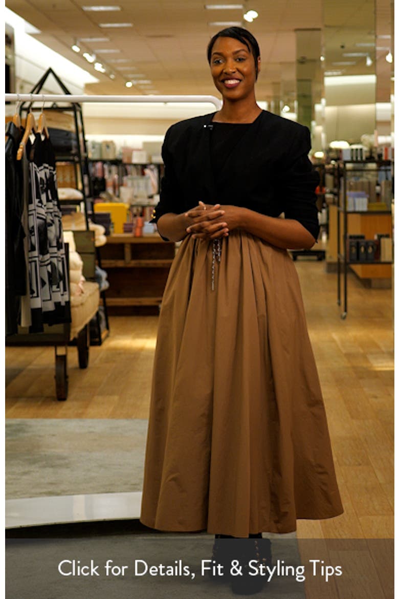 Eden Recycled Nylon Maxi Skirt video
