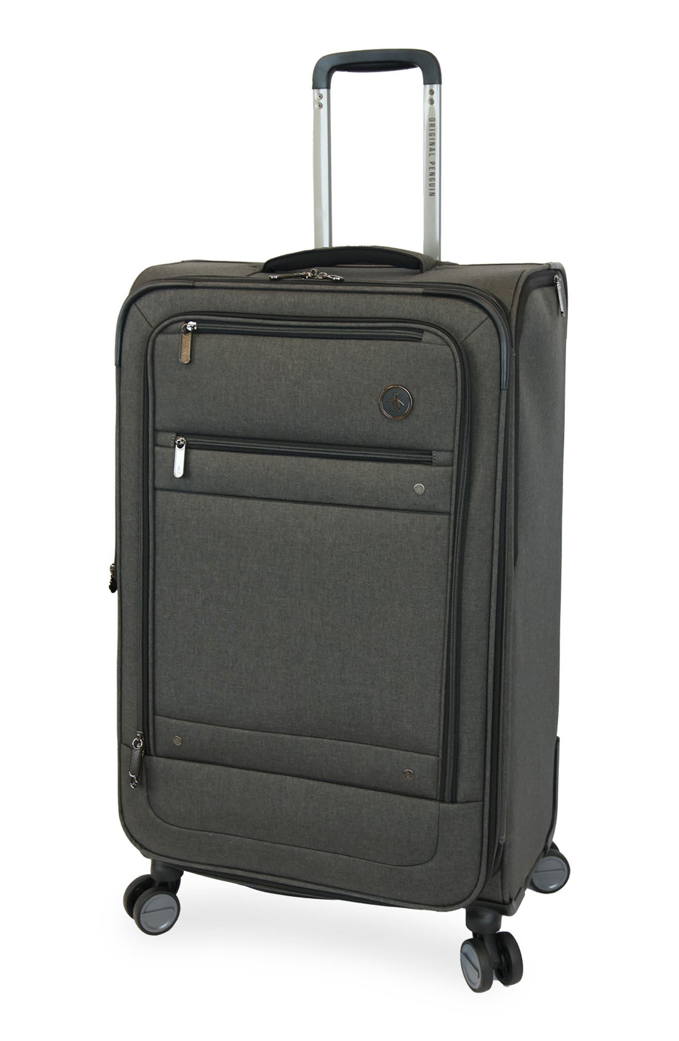 Original Penguin Havenport XL 3-Piece Softside Luggage Set, Main, color, Black Crosshatch