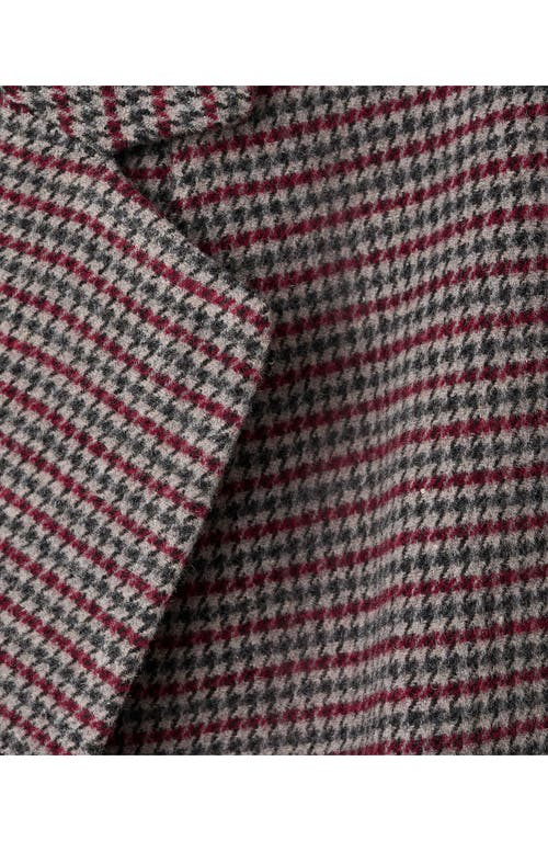 Mango Teen Houndstooth Check Blazer In Multi