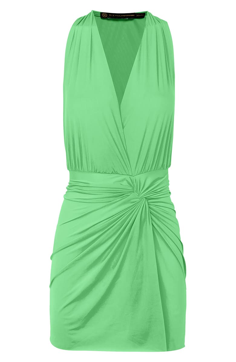 ViX Paula Hermanny Karina Faux Wrap Cover-Up Minidress, Alternate, color, 