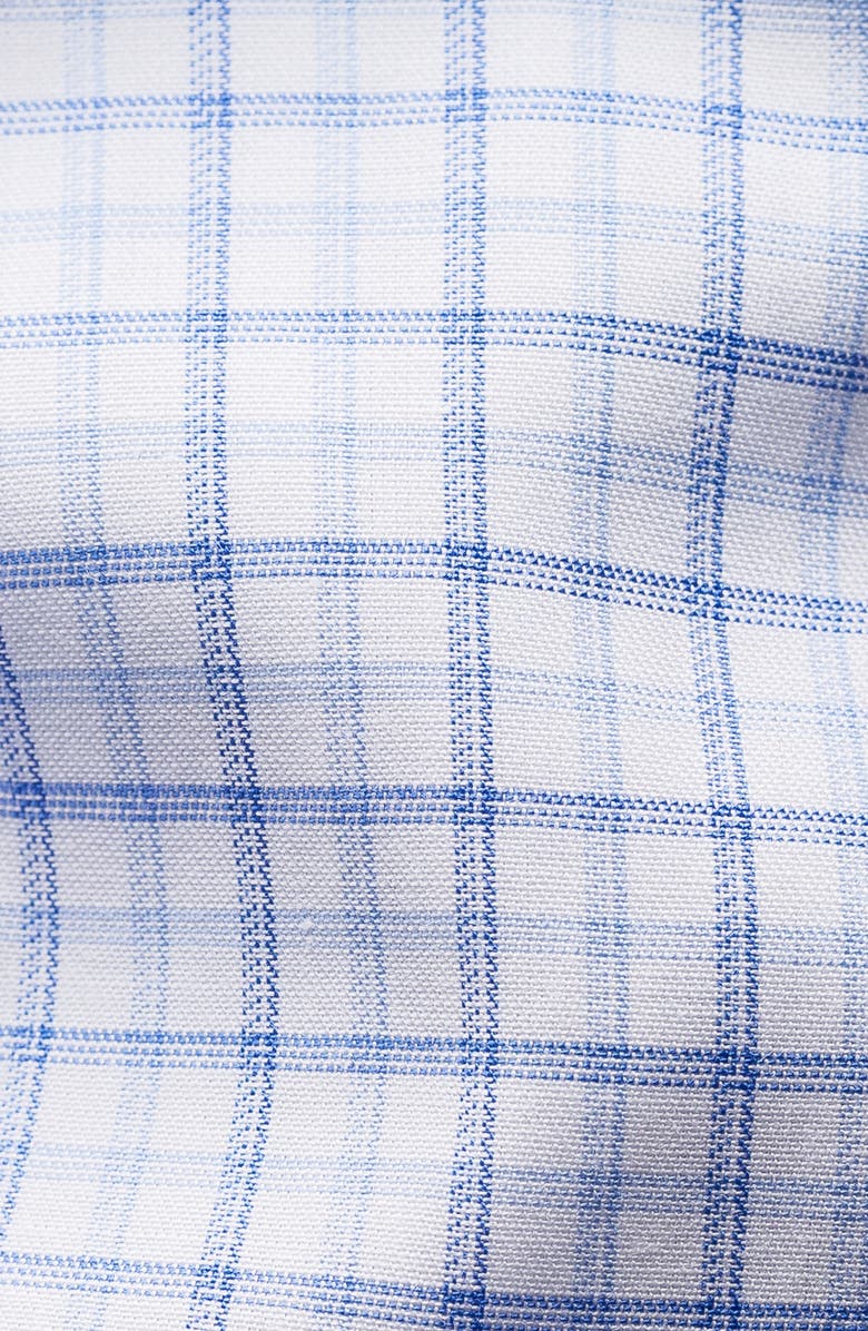 Eton Slim Fit Check Dress Shirt, Alternate, color,