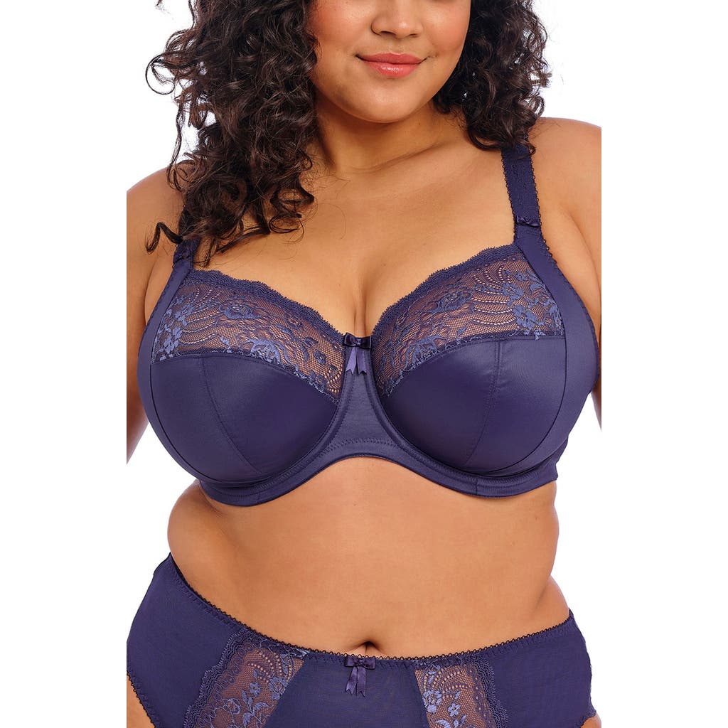 Elomi Morgan Full Figure Underwire Bra In Midnight