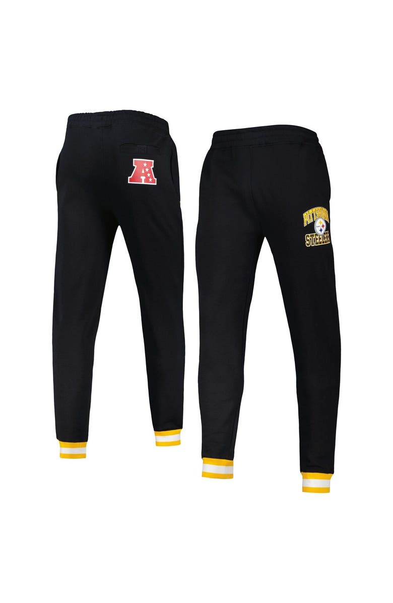 STARTER Men's Starter Black Pittsburgh Steelers Blitz Fleece Jogger Pants, Main, color, Black