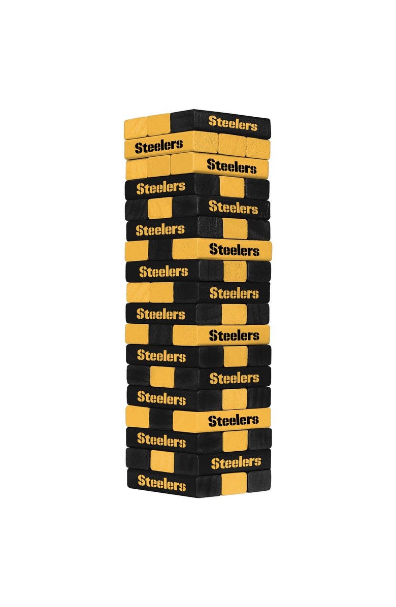 FOCO Pittsburgh Steelers Stackable Blocks Game, Main, color,