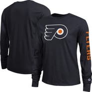 Champion Women's Champion  Black Philadelphia Flyers 2-Hit Long Sleeve T-Shirt