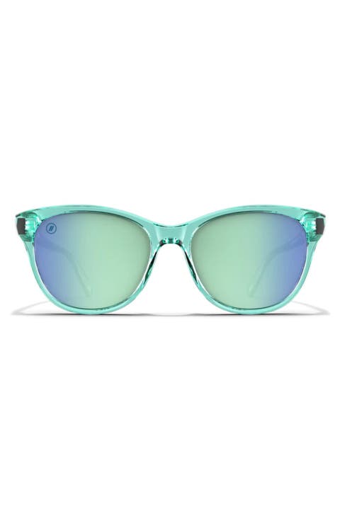 Palmy 54mm Polarized Round Sunglasses