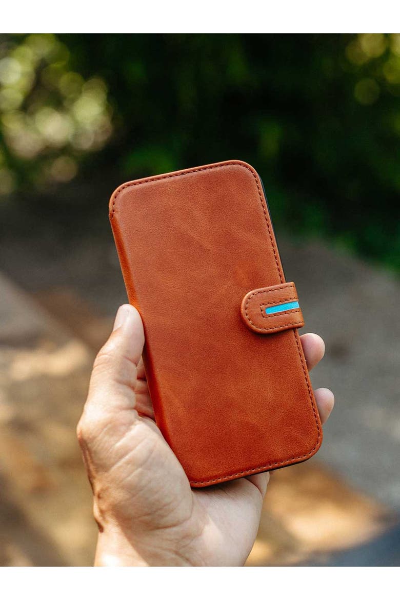 The Executive Leather iPhone Folio Case, Alternate, color, Tuscan Tan