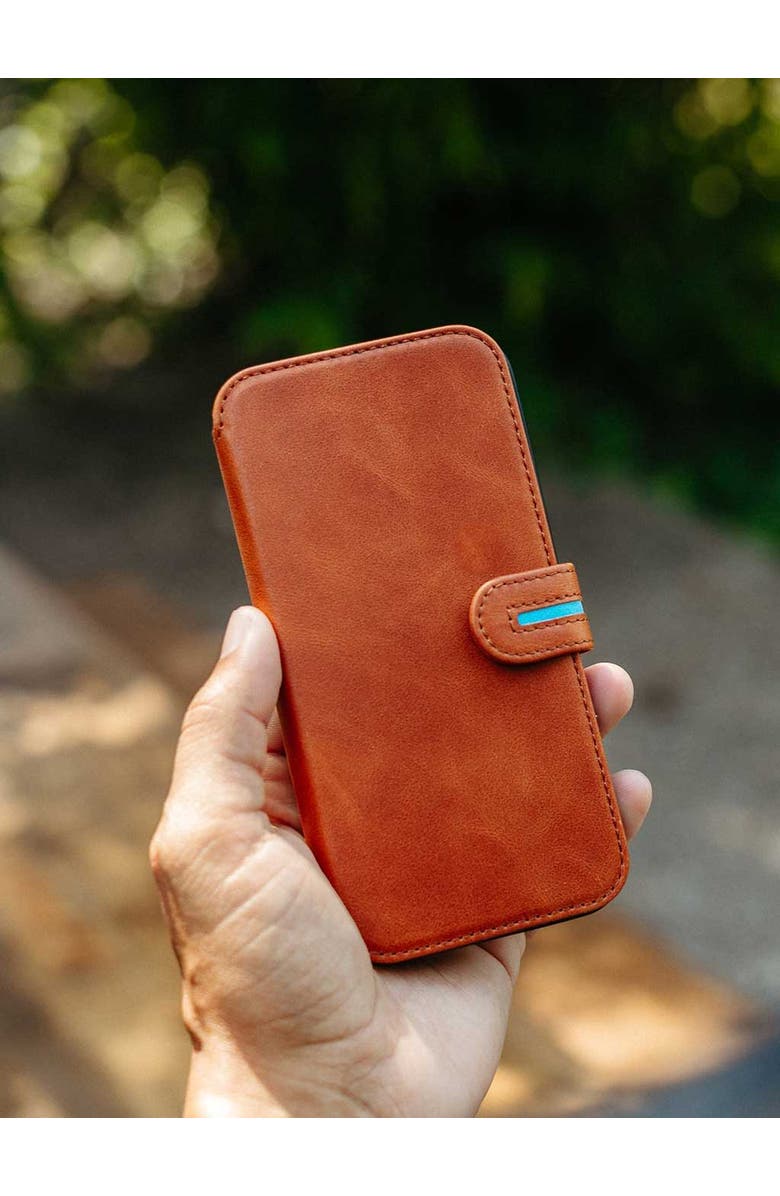 Bluebonnet The Executive Leather iPhone Folio Case, Alternate, color, Tuscan Tan
