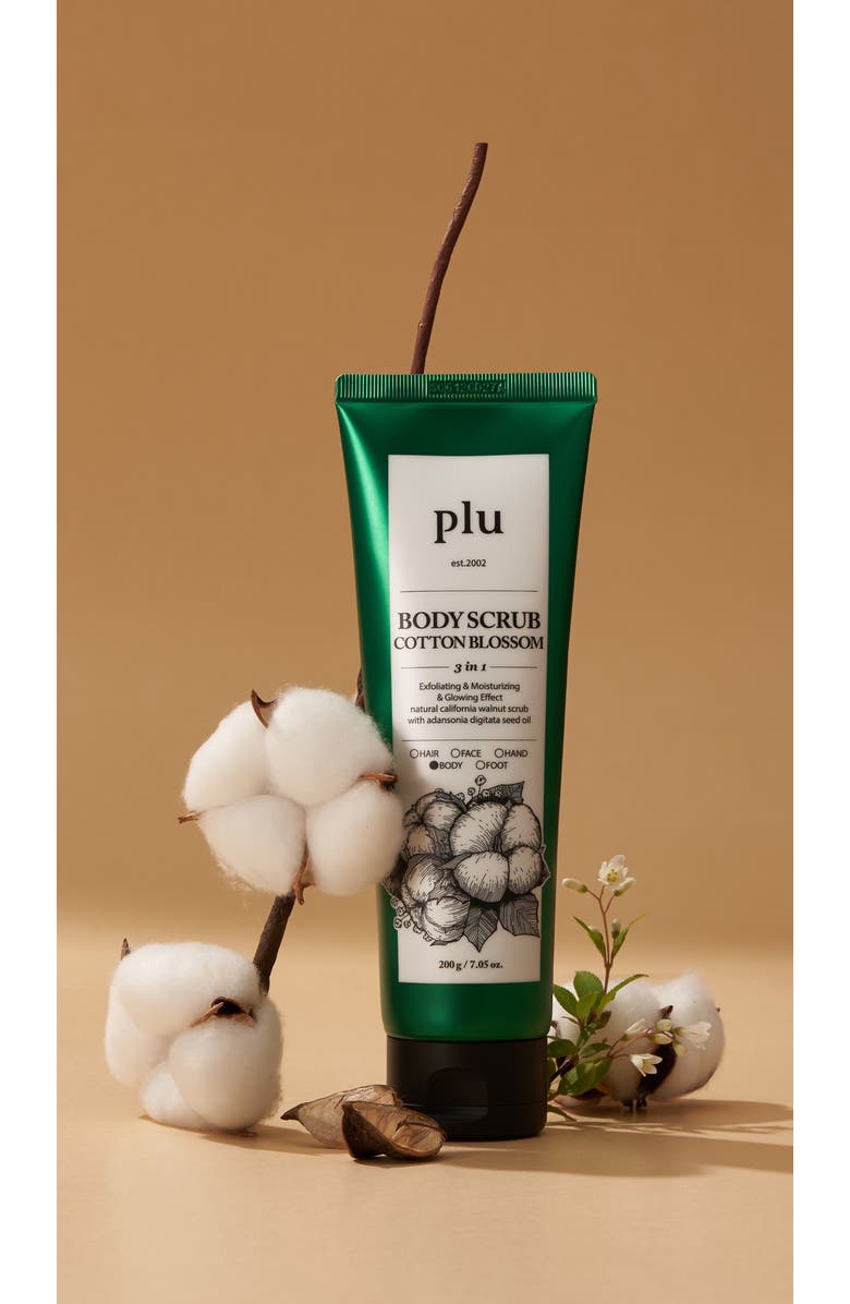 Plu Body Scrub Cotton Blossom, Alternate, color, NO COLOR