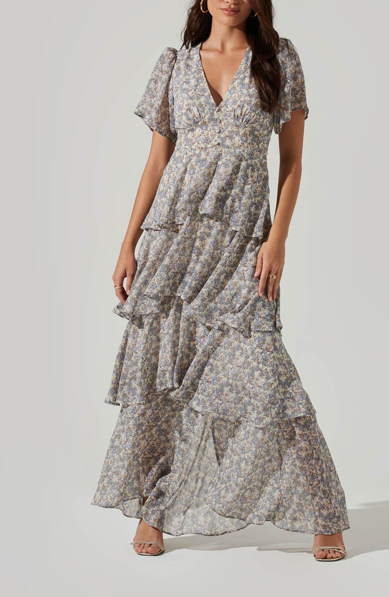 ASTR the Label Tayla Tiered Dress, Alternate, color, 