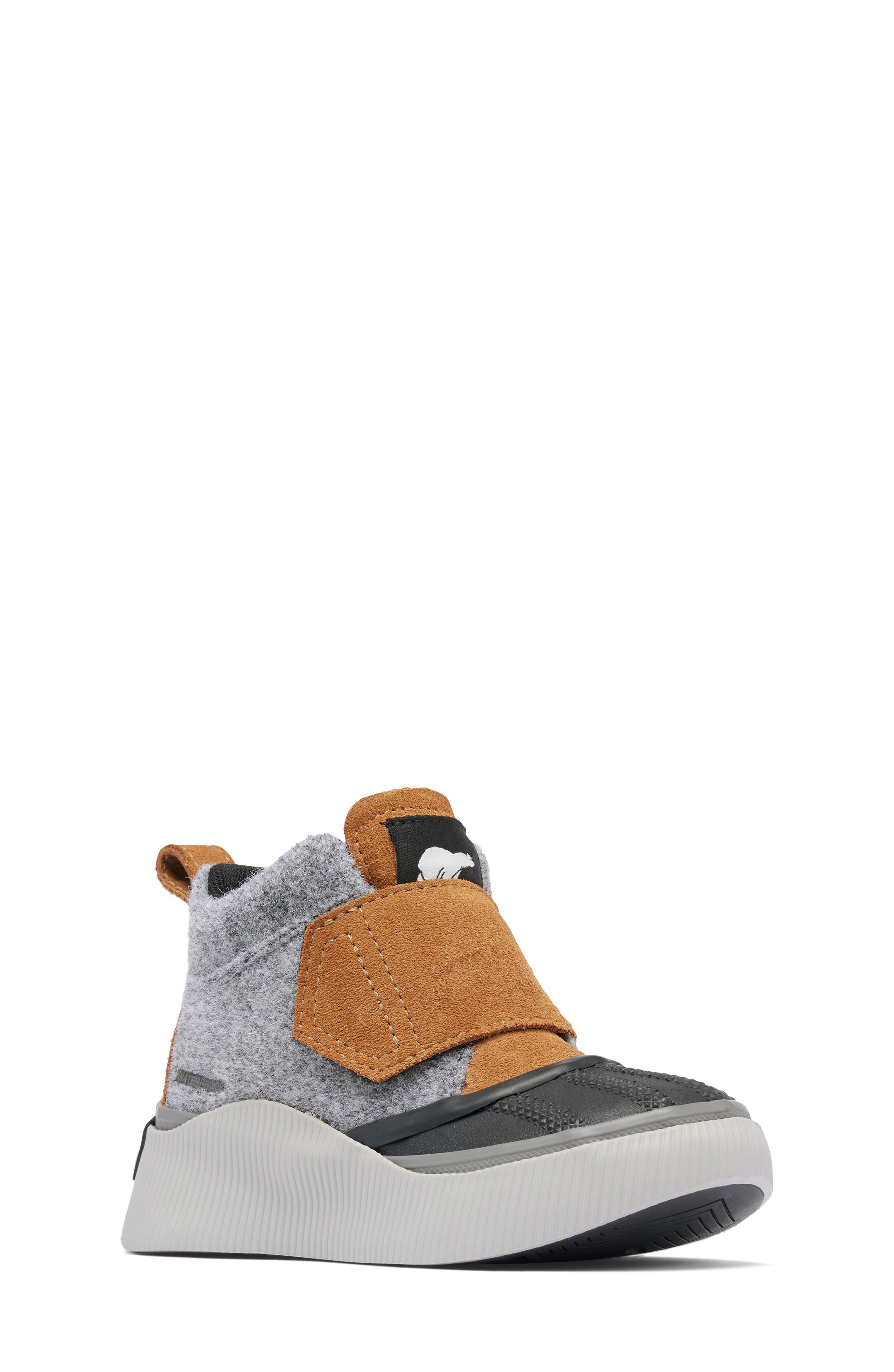 SOREL Kids' Out N About IV Waterproof Duck Boot, Main, color, Taffy/ Black