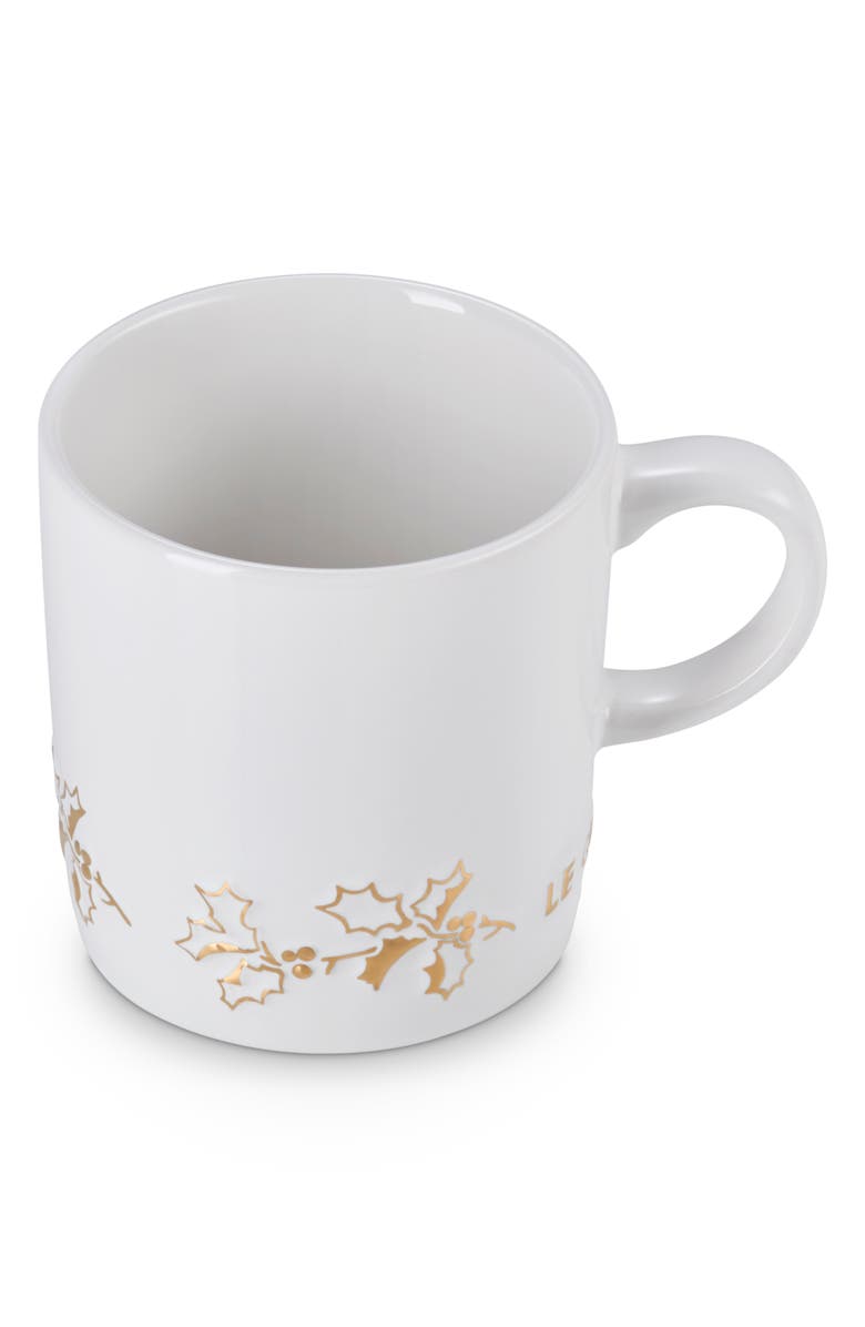 Le Creuset Holly Collection Mug, Alternate, color, White