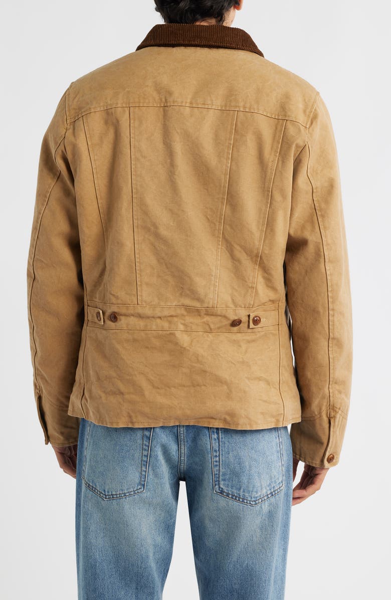 Schott NYC Countryman's Sunset Cotton Canvas Zip-Up Jacket, Alternate, color, Tobacco