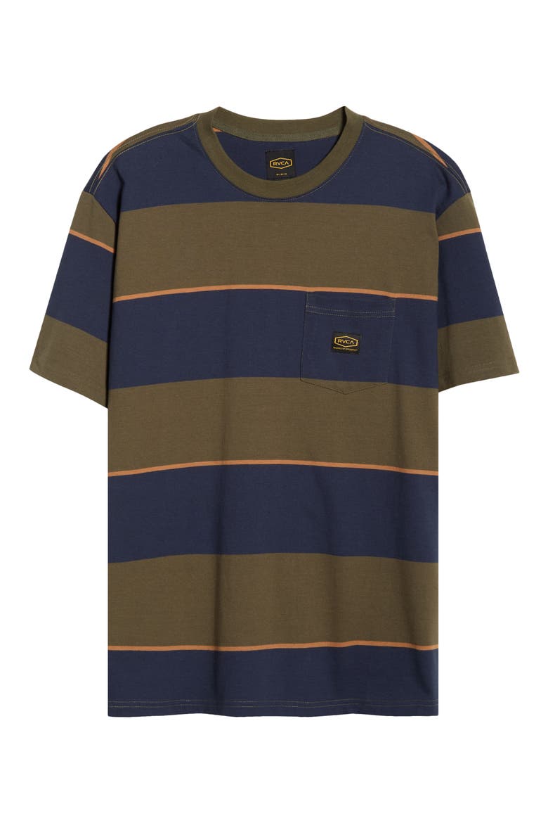 Dayshift Stripe Cotton Pocket T-Shirt, Alternate, color, MOODY BLUE