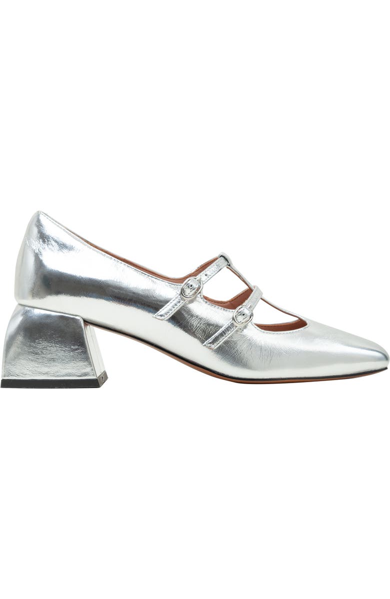 Linea Paolo Maurice Mary Jane Pump, Alternate, color, Silver