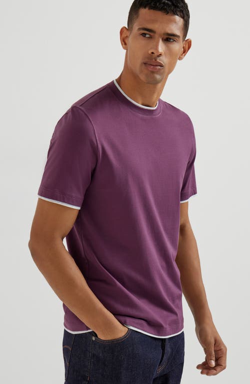 Brunello Cucinelli T-shirt Mit Rundem Ausschnitt