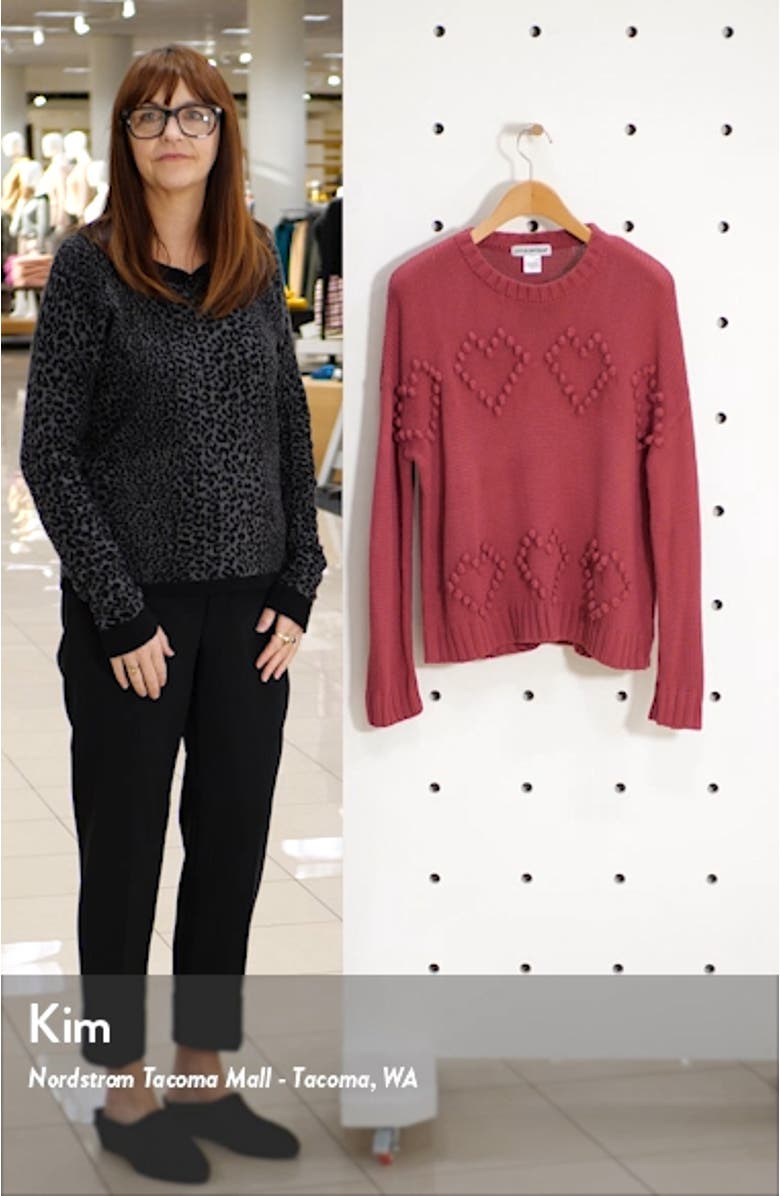 Heart Bobble Sweater, sales video thumbnail