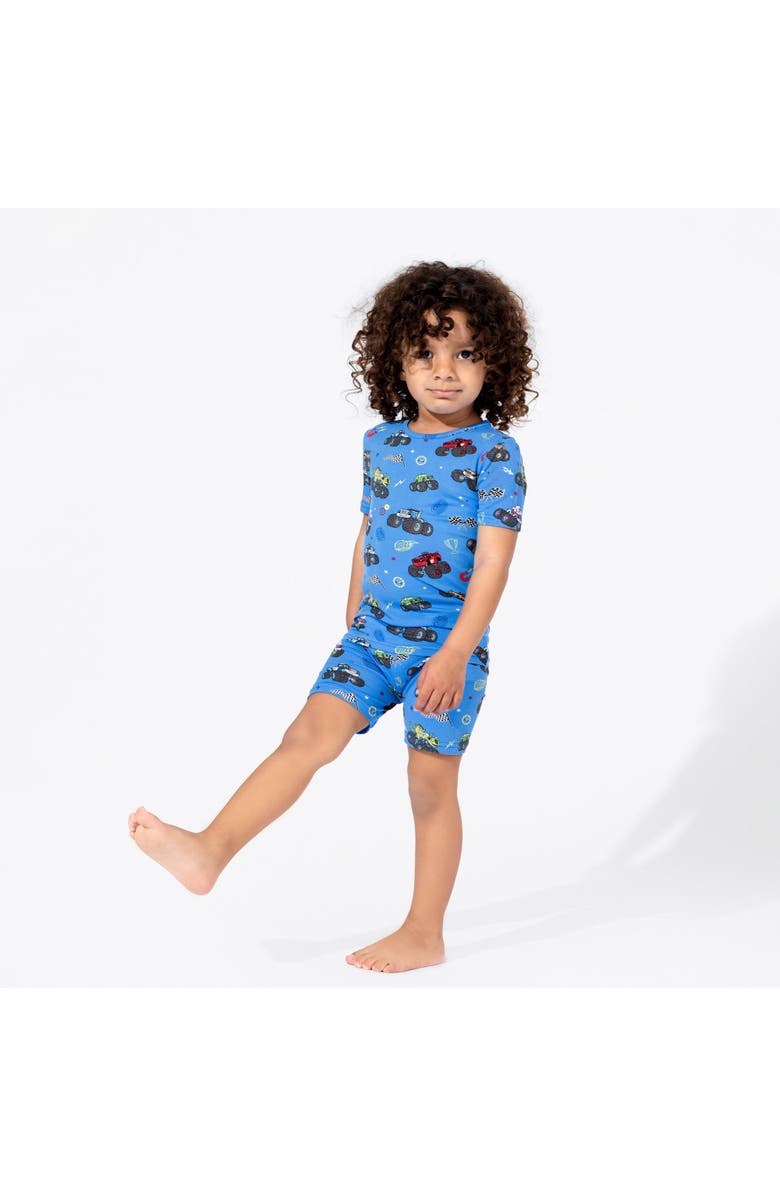 Bellabu Bear Blaze & Monster Kids 2-Piece Short Sleeve & Shorts Pajama Set, Alternate, color, Blaze And The Monster Machines